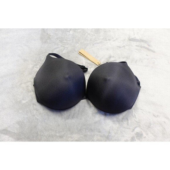 Skims 34DD Black Onyx Ultimate Nipple Push Up Bra BA-PLG-9068 NWT - Picture 1 of 6